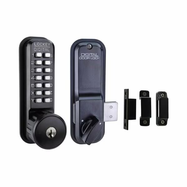 Surface Mount Deadbolt, Key Override, 2200KO, Jet Black, Lockey Usa, Mfr#: 2200JBMGKO